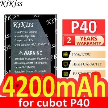 4200mAh KiKiss Võimas Aku P 40 (J9) jaoks cubot P40