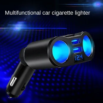 EURS Auto Laadijad, Auto-sigaretisüütaja Pessa Splitter Laadija Adapter, Pistikupesa Adapter Pingega LED-Ekraan, 120W