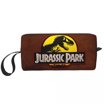 Jurassics Jooksul Dinosaurus Pargid World Travel Tualett-Bag Naiste Kosmeetika Meik Kott Ilu Säilitamise Kotid Dopp Kit Juhul Box