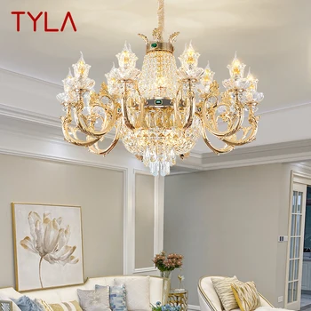 TYLA Euroopa Rippus Kroonlühter Luxury Crystal LED Rippvalgusti Lamp Kaasaegne Kodu Elu-Söögituba, Magamistuba Decor